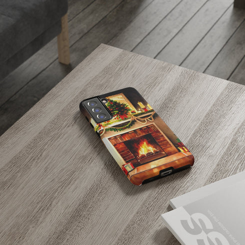 Warm Chirstmas Hearth - Impact Resistant Phone Case